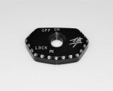 HAYABUSA GSX1300R 08-23 SCALLOP IGNITION SWITCH KEY COVER CAP