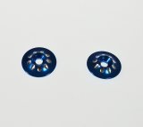 JDARC 1/10 16MM WING BUTTONS SCALLOP BLUE RC-W104A