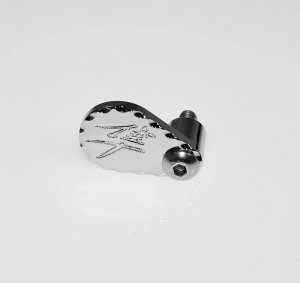 99-07 Hayabusa 3D Black Silver Ball Cut Front Sprocket Speed Sensor Cover Plate
